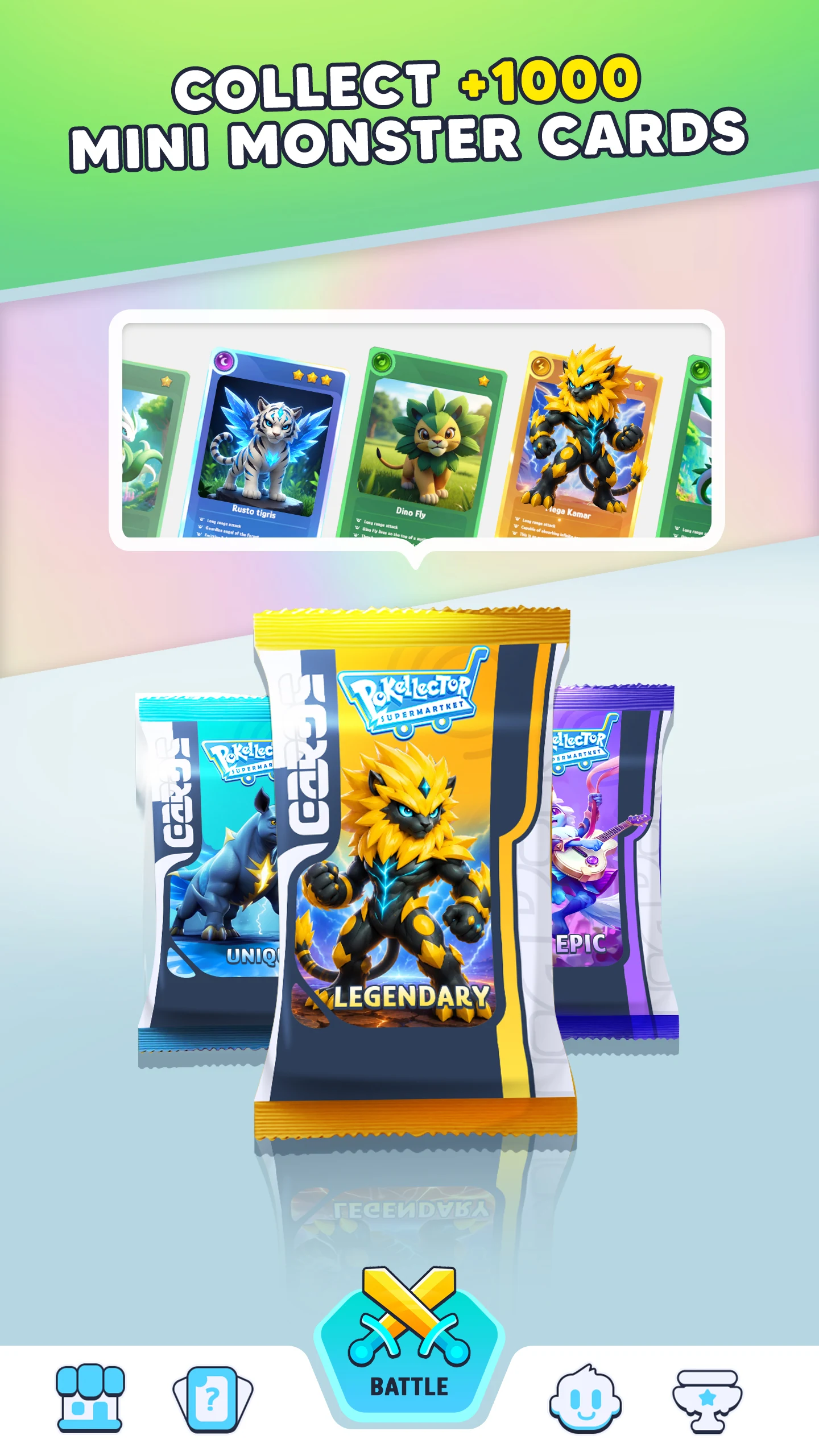 Pokellector Card Battle screenshot